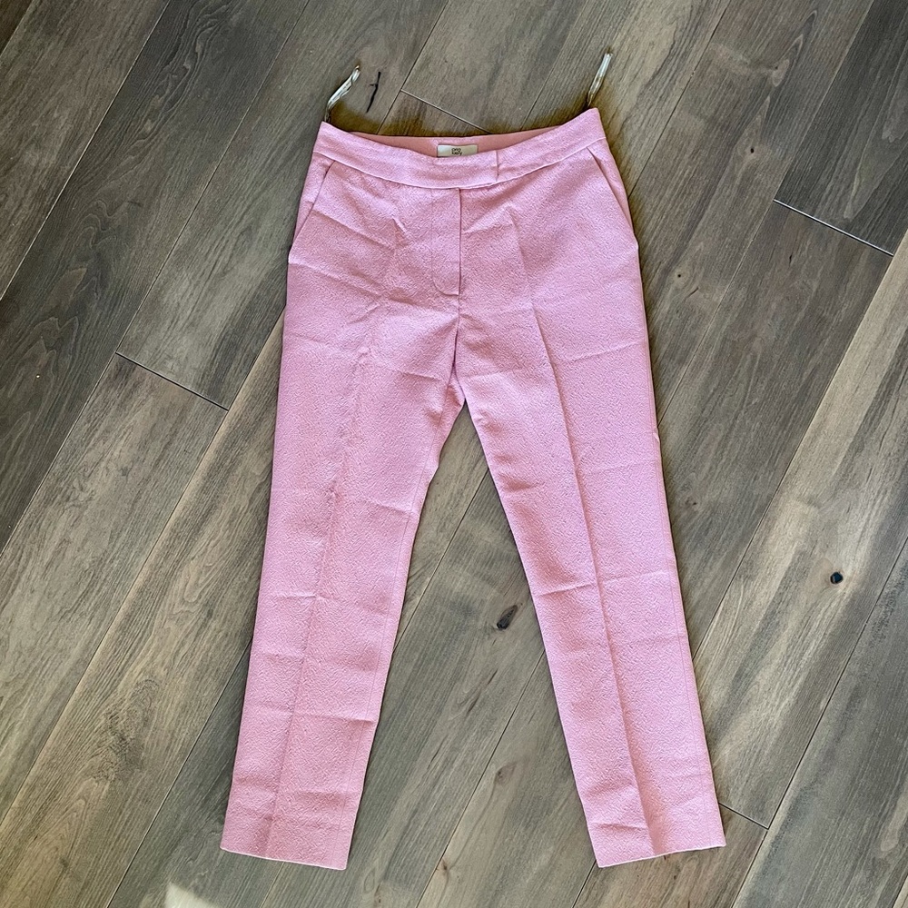 Orla Kiely Textured Jacquard Mid Rise Pants